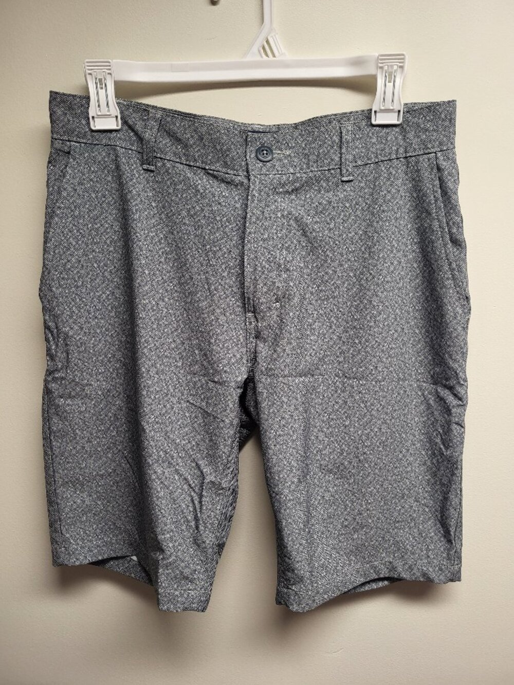 Kolby Men's Performance Hybrid Shorts Size 28 Gray Stretch Golf Casual